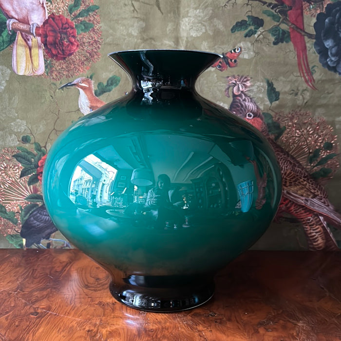 Vaso Aurora tondo verde bosco