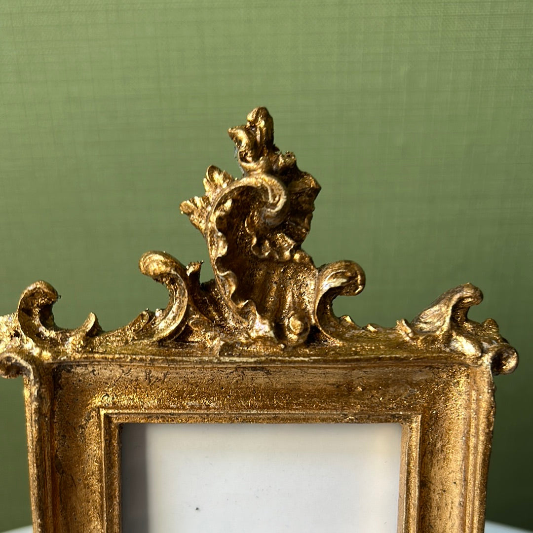 Petit cadre photo doré