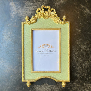 Cornice portafoto verde fiocchi
