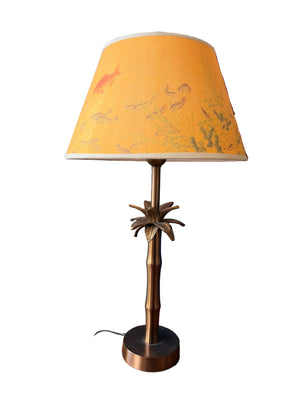 Lampada palma con paralume conico laghetto cm 35