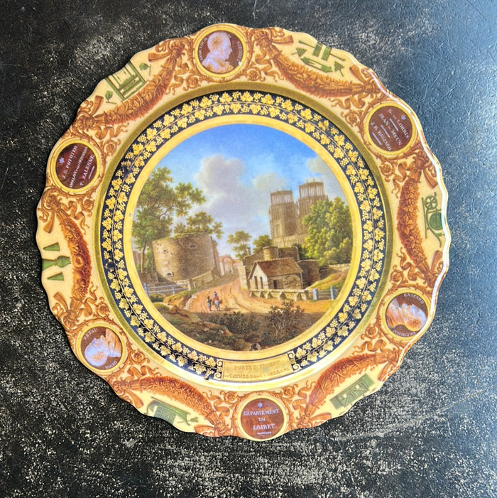 Plat ou assiette de fruits Illusions Vito Nesta paysage