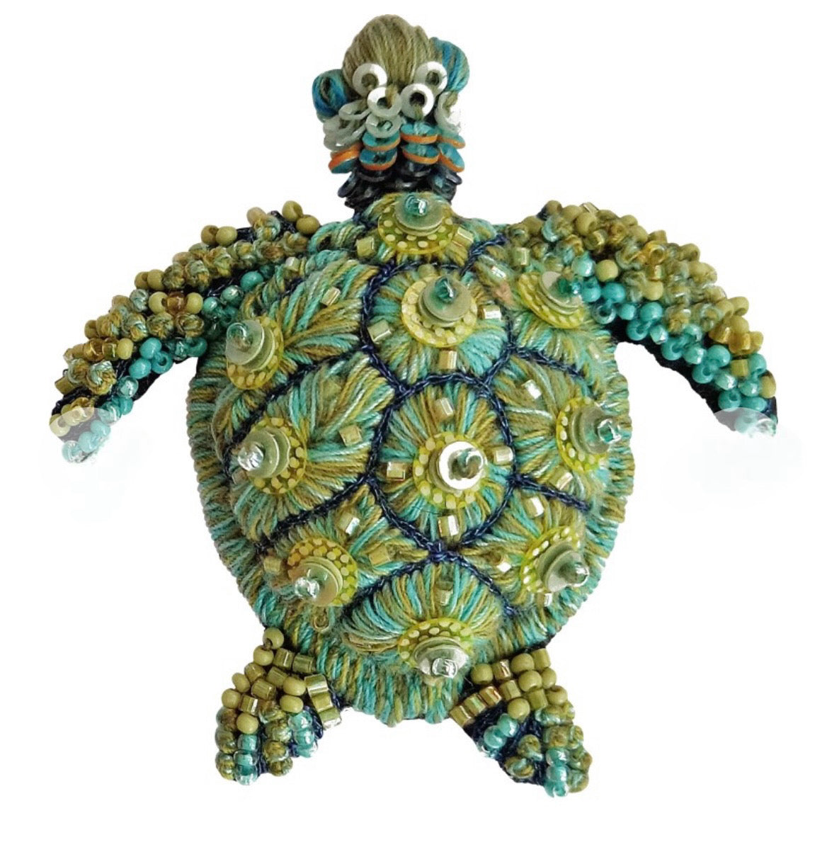 Spilla realizzata a mano Tartaruga Trovelore
