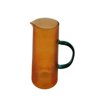 Caraffa vino acqua arcobaleno arancione verde