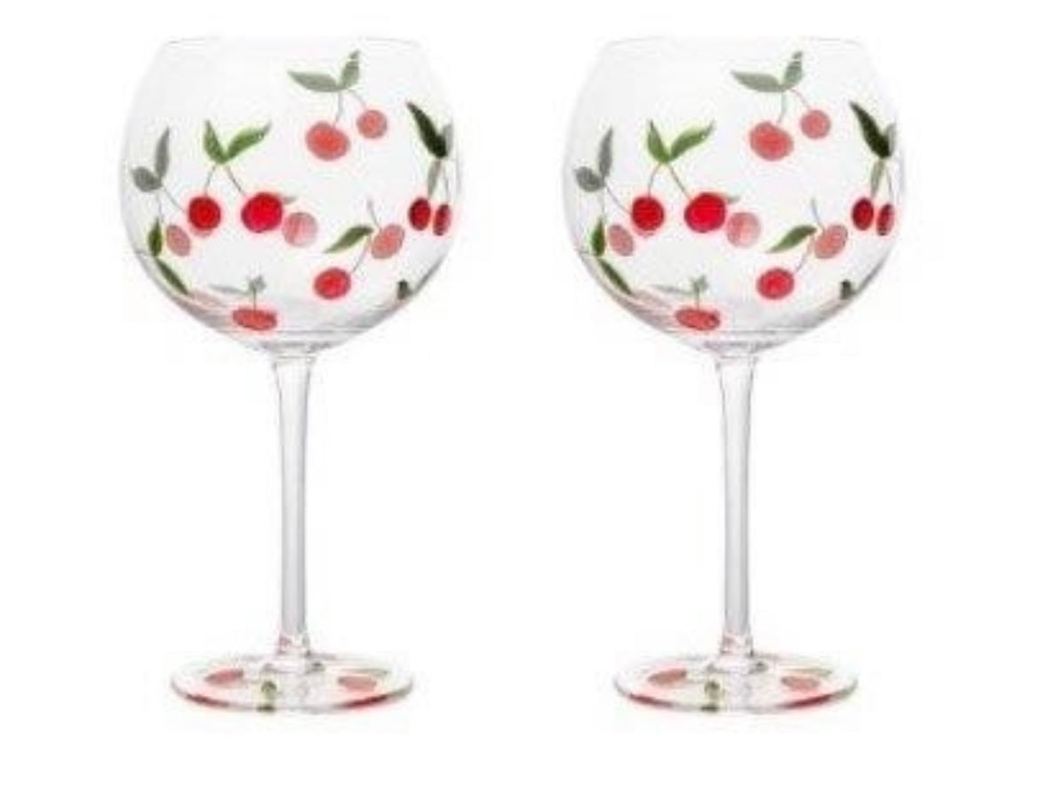 Set due calici Fruttafresca ciliegia