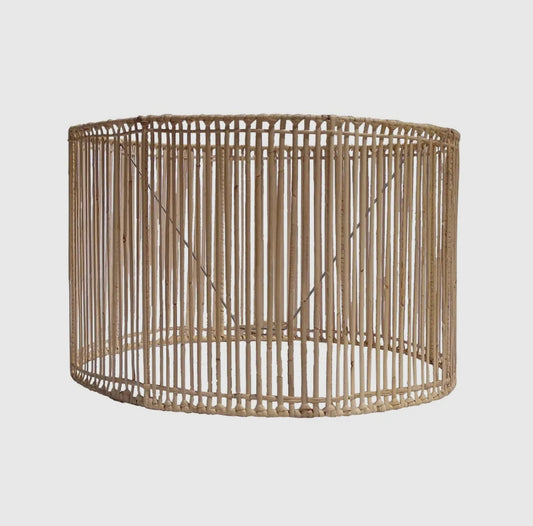 Paralume in rattan cilindrico grande