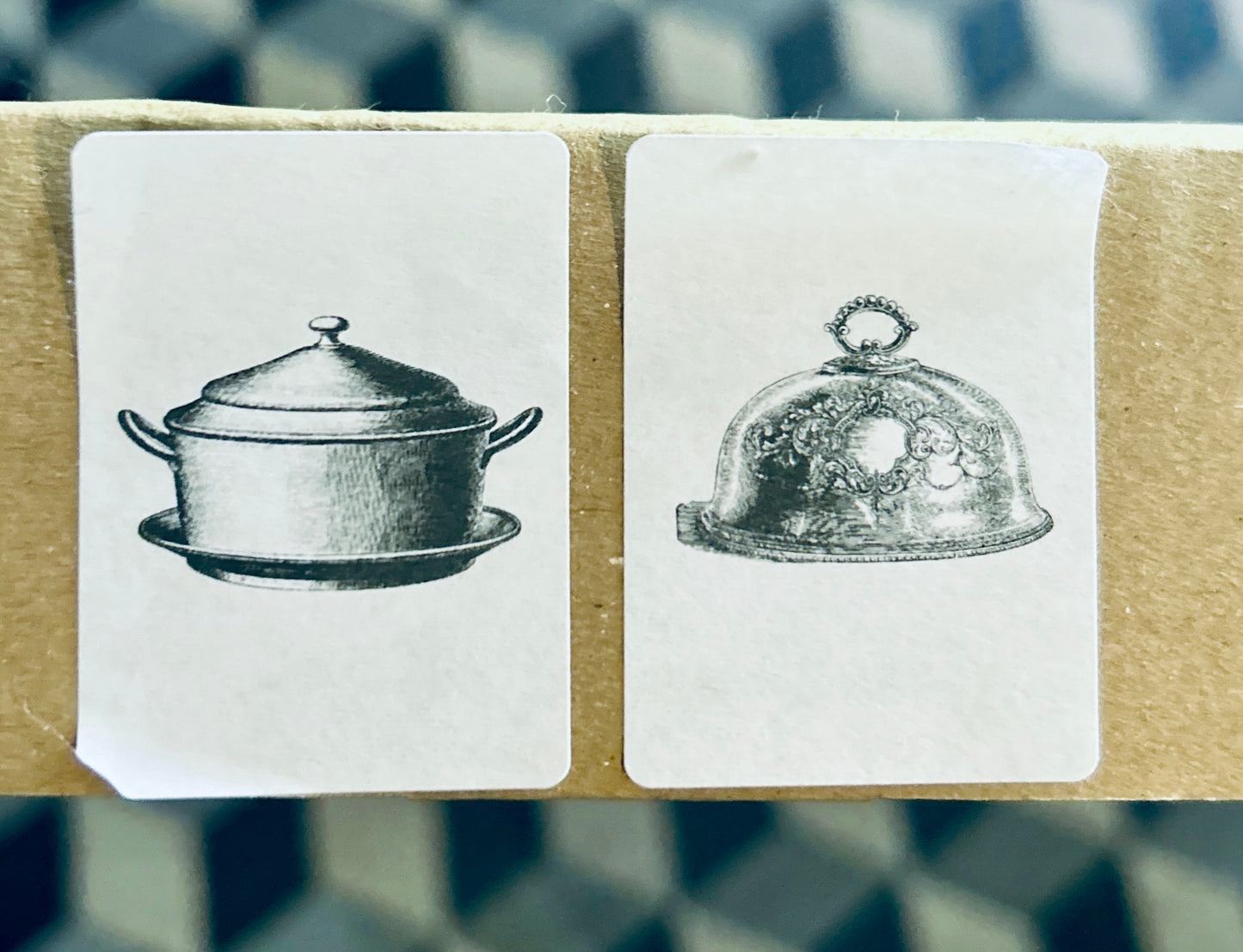 Coppia canovacci coperchi Therapi