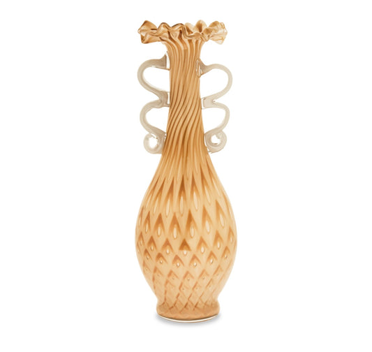 Vaso color Sabbia in Murano