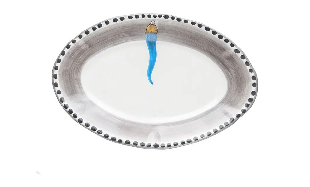 Ovale Fortuna Wftb cornetto azzurro cm 38