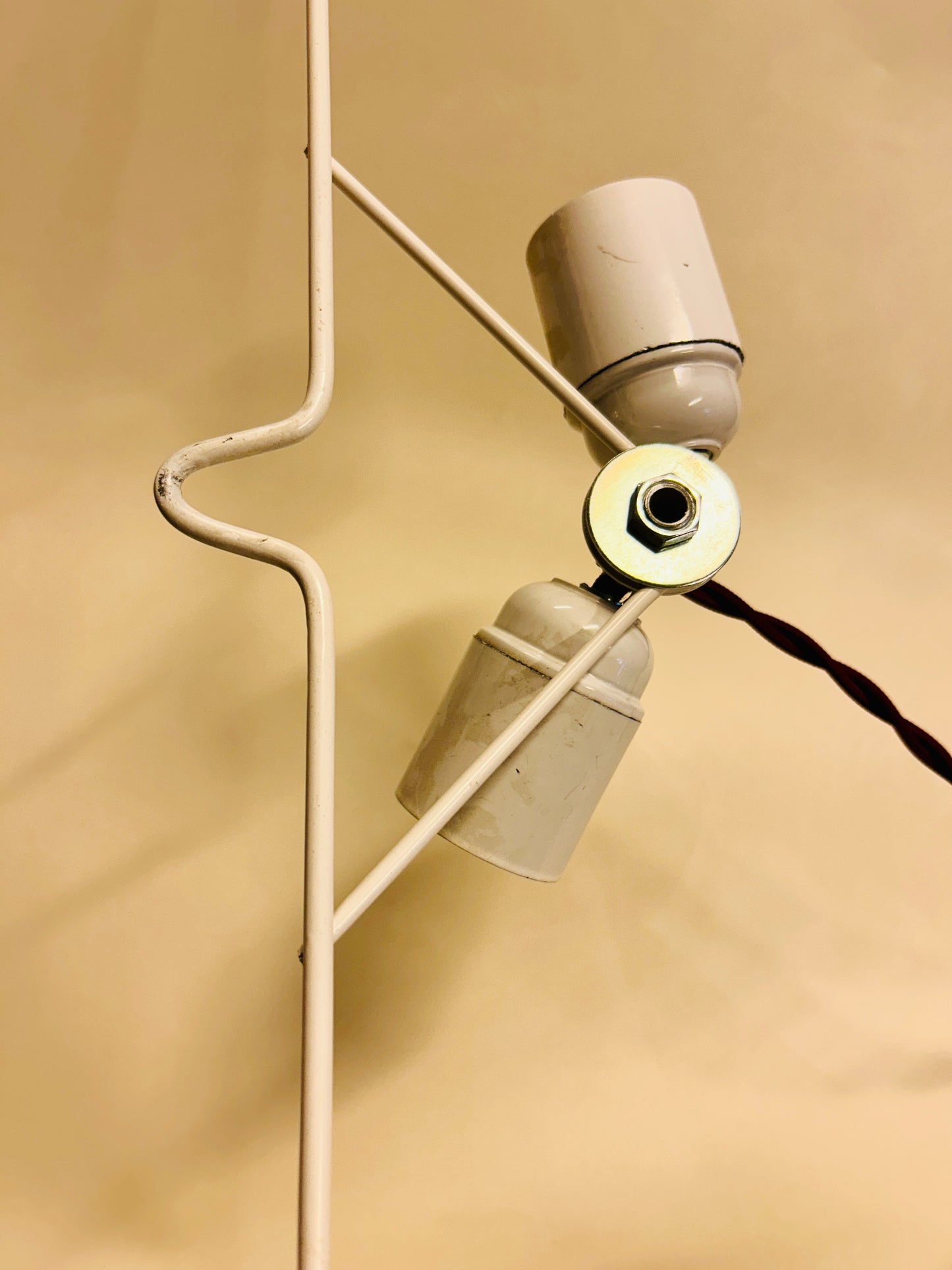 Ventola grande applique da muro con impianto elettrico efilo