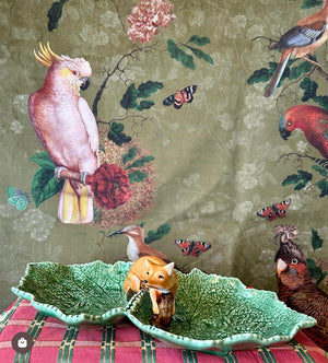 Double appetizer leaf with fox
