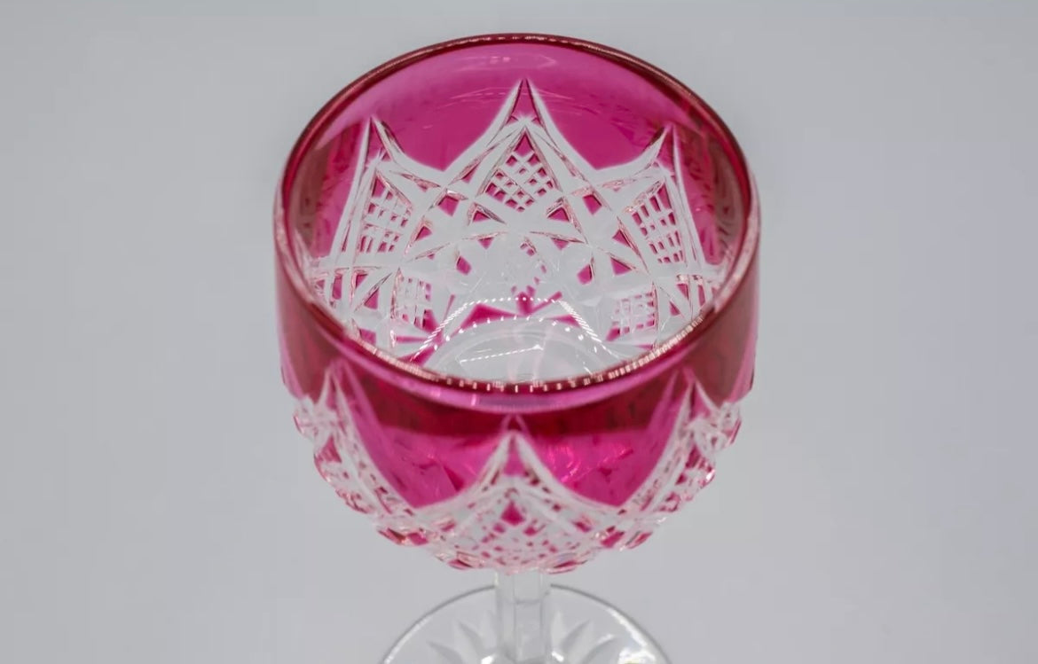Bicchiere vino fine rosso Colbert Baccarat