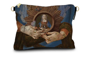 Trousse grande con ganci oro Madonna suprema Voglio Bene art