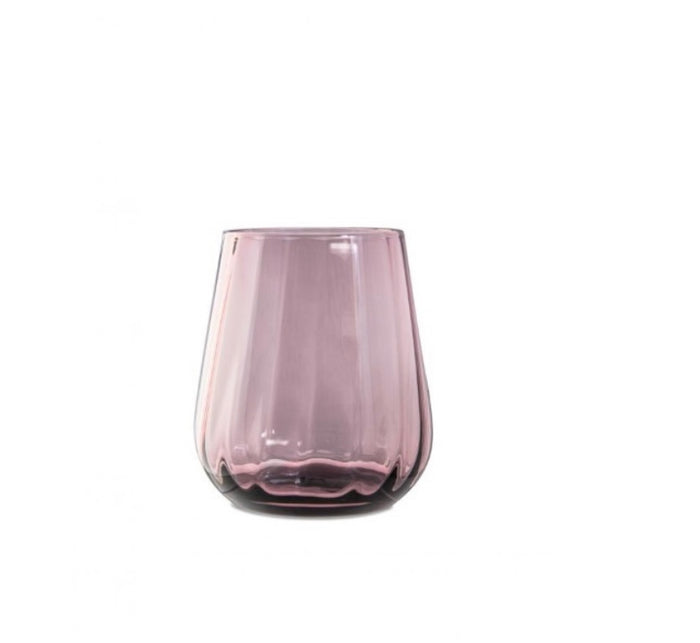 Coffret de six verres violets Rinascimento