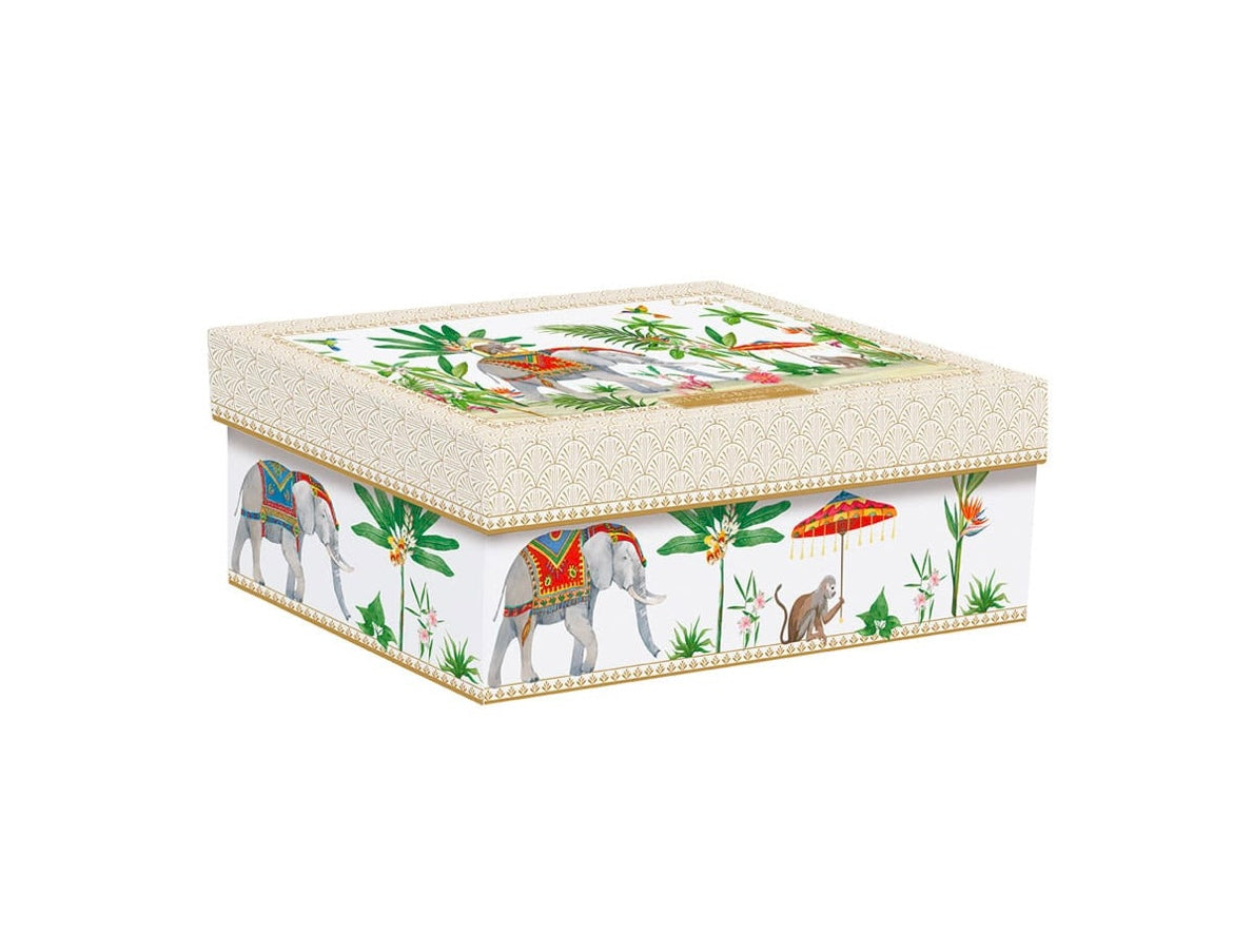 Set due tazze da te ‘ con piattino in scatola regalo Marajah