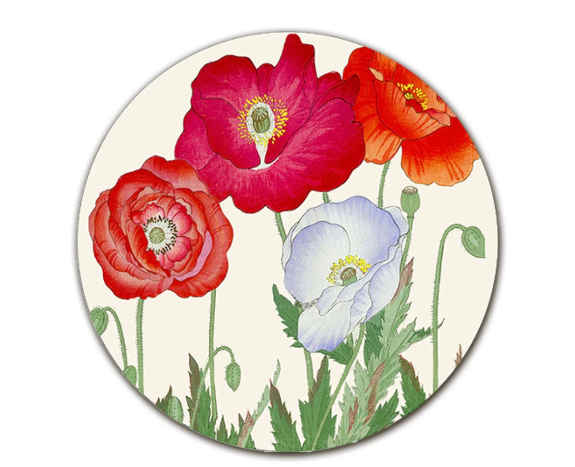 Sottopiatto papaveri