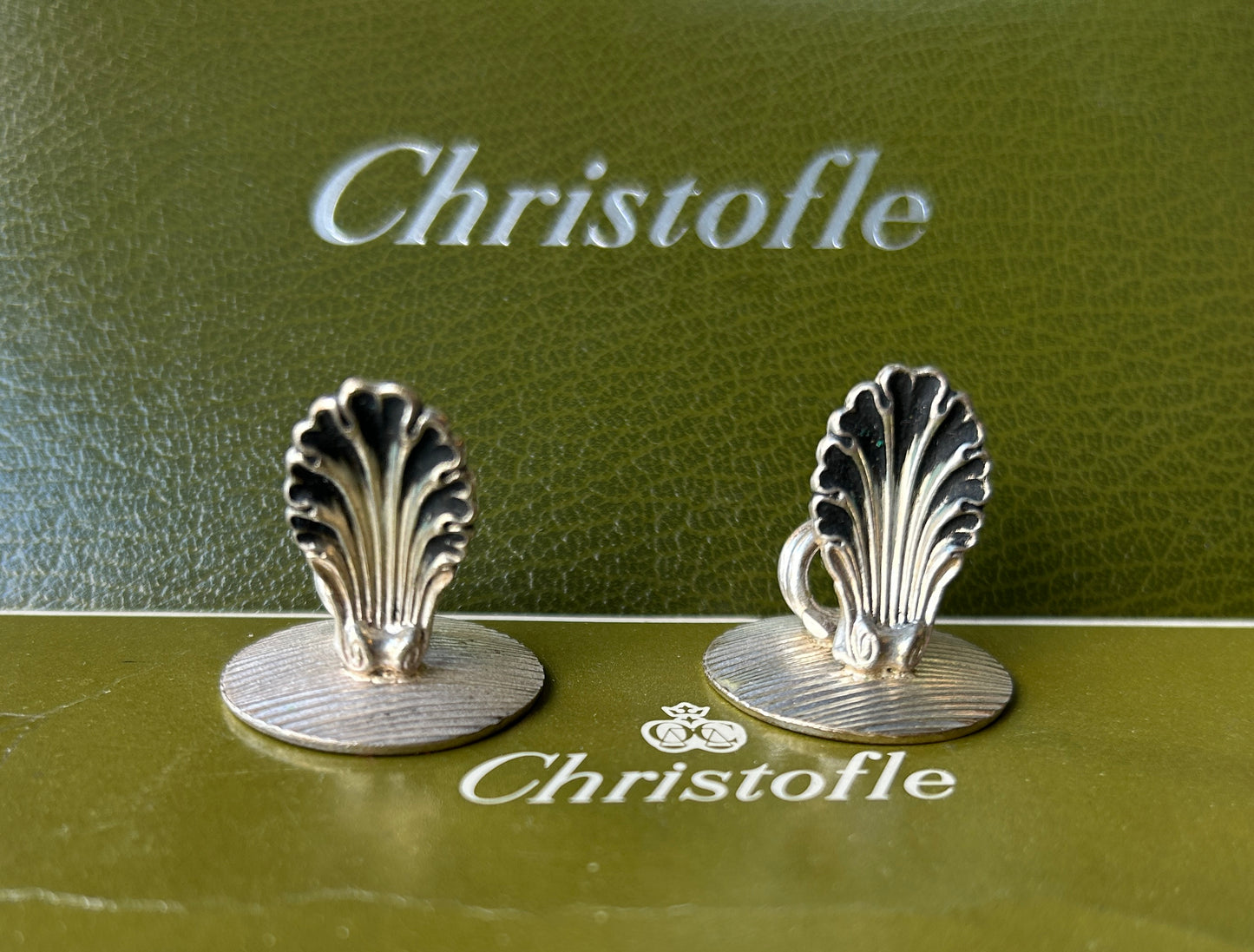 Set 2 segnaposto Conchiglie Christofle