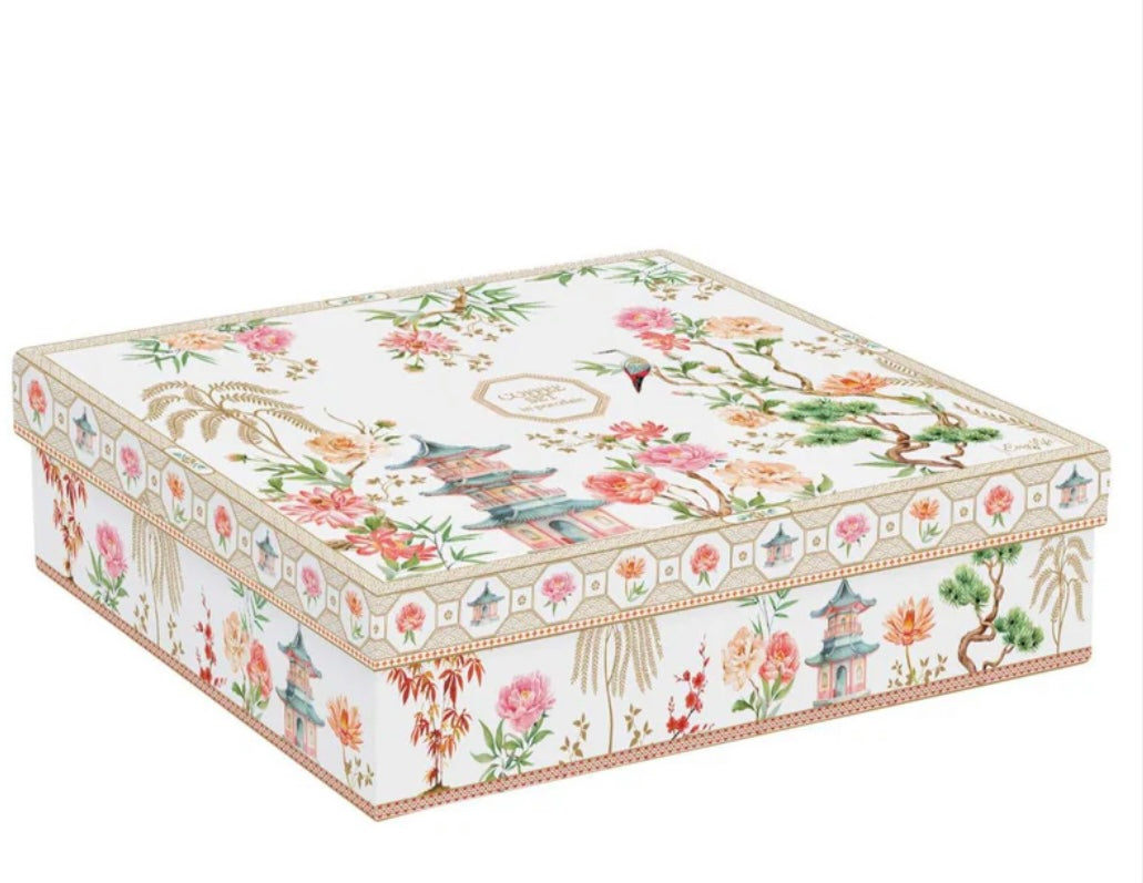 Set sei tazzine caffe’ Jardin d’ Orient con scatola regalo