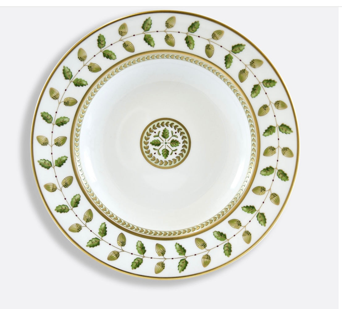 Piatto fondo ad ala Bernardaud Costance. Set di sei