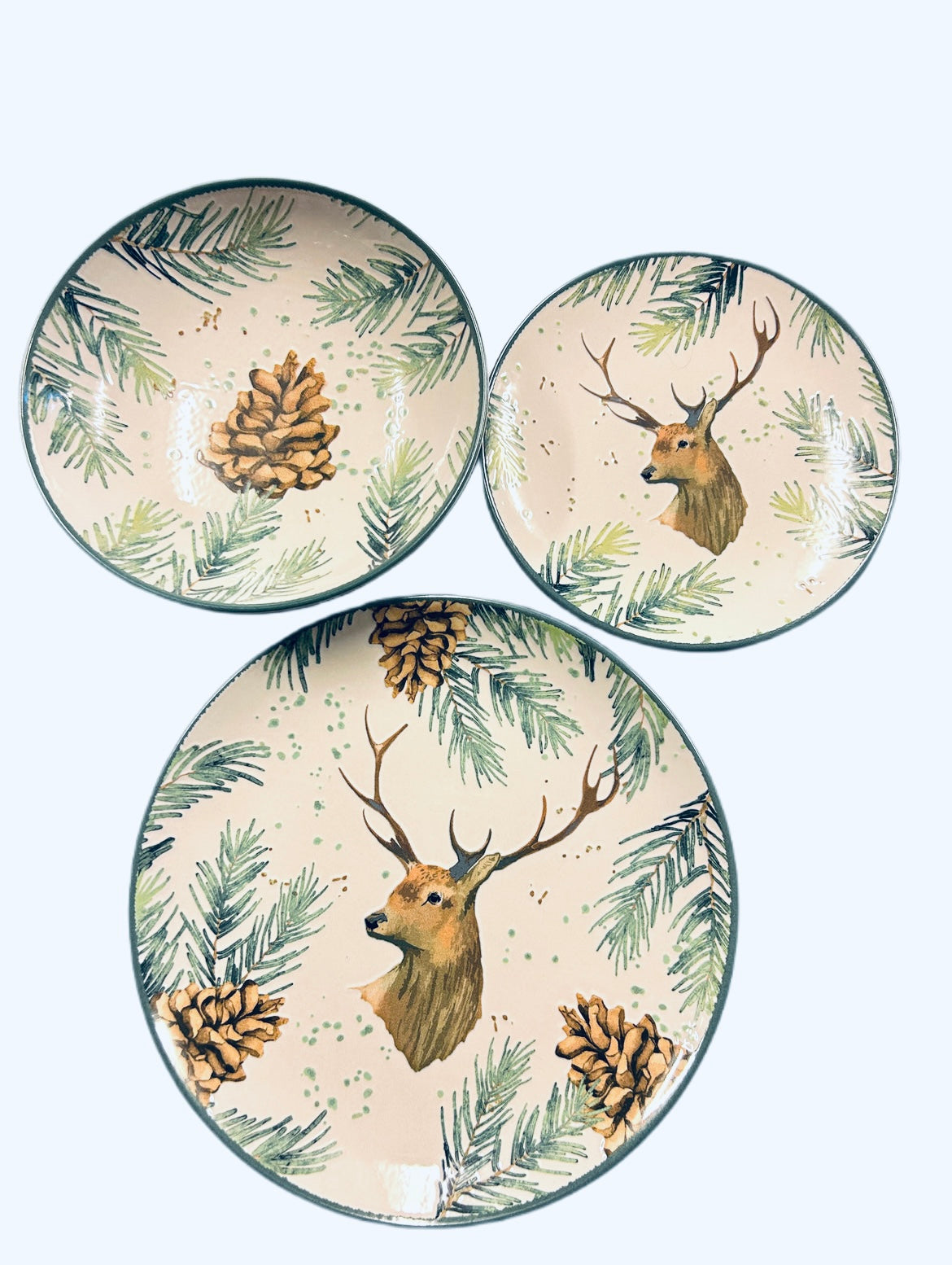 Servizio tavola cervi per 4 persone