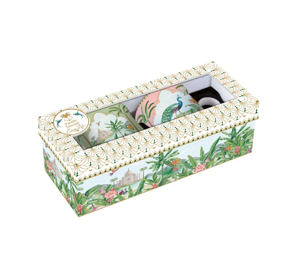 Set 2 mug 300 ml in scatola regalo Paradise Sauvage Easy Life