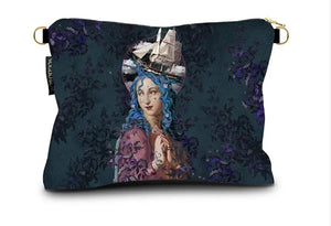 Trousse grande con ganci per catena o bandoliera Santa tempesta Voglio Bene art