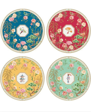 Set 4 piattini dolce Jardin d’Orient con scatola regalo