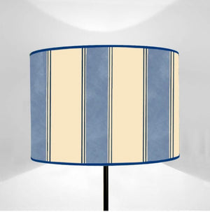 Paralume cilindrico blu navy cm 30 attacco basso