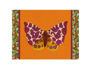 Tovaglieri rigida arancio 39 x 29 Farfalla Caia
