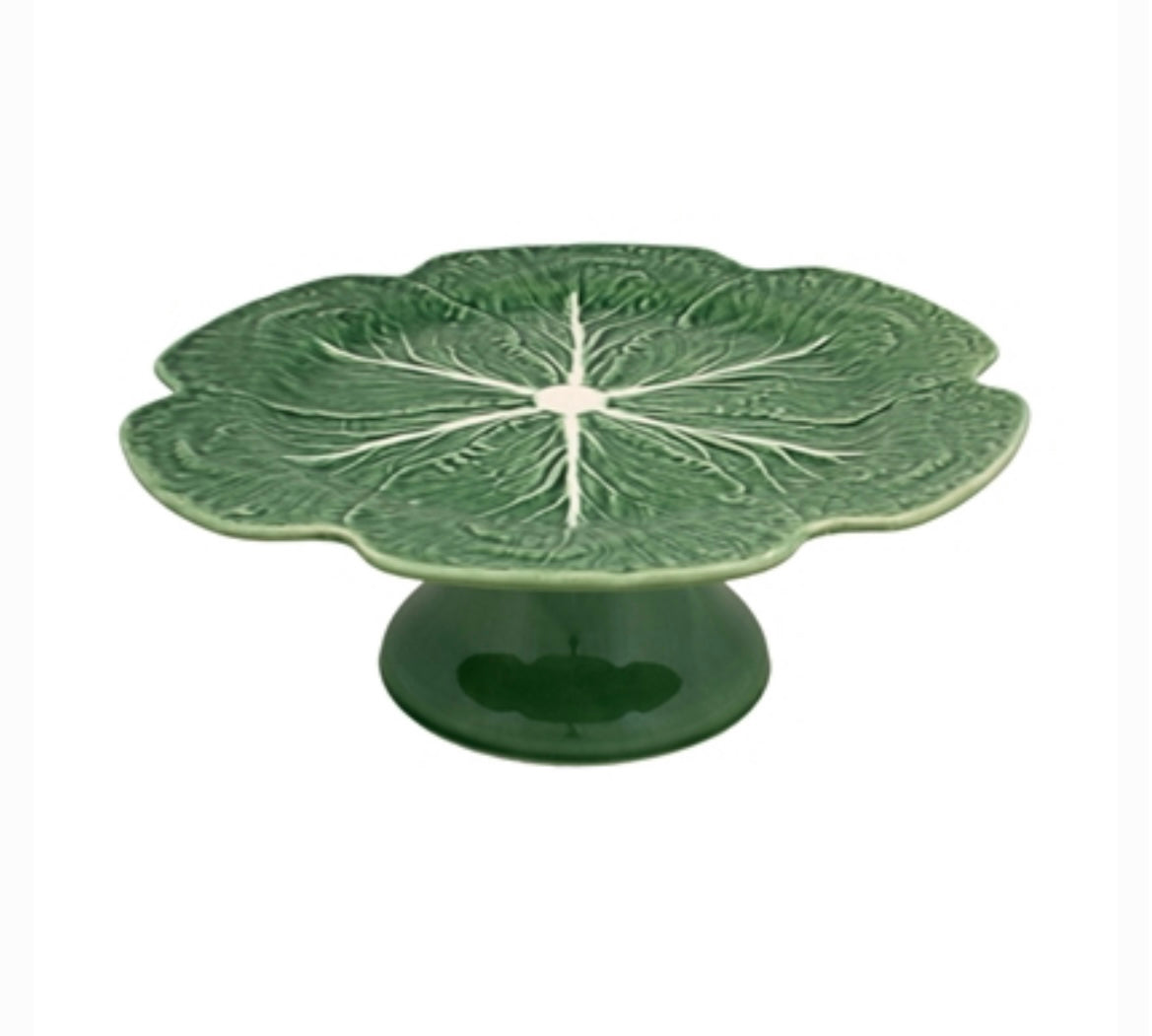 Couve cake stand Bordallo Pinheiro