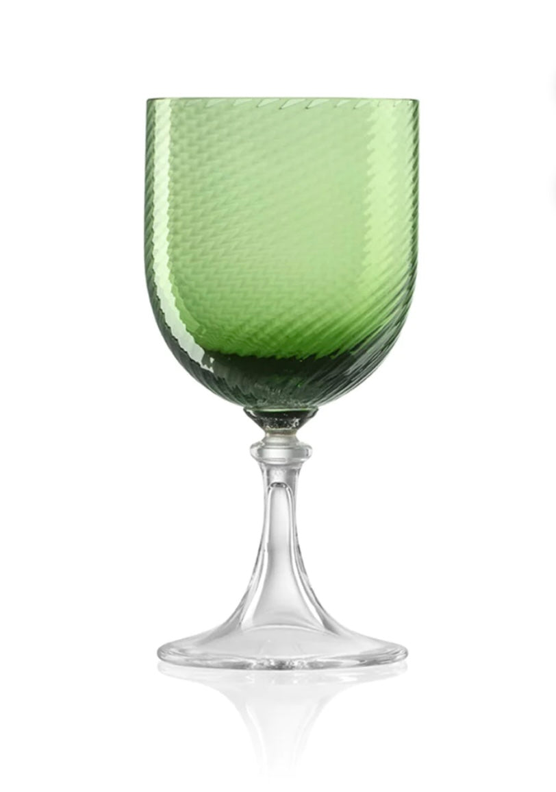 Set sei calici acqua NasonMoretti verde