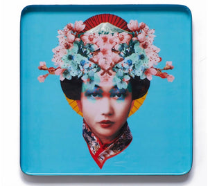 Miss Fuji square tray
