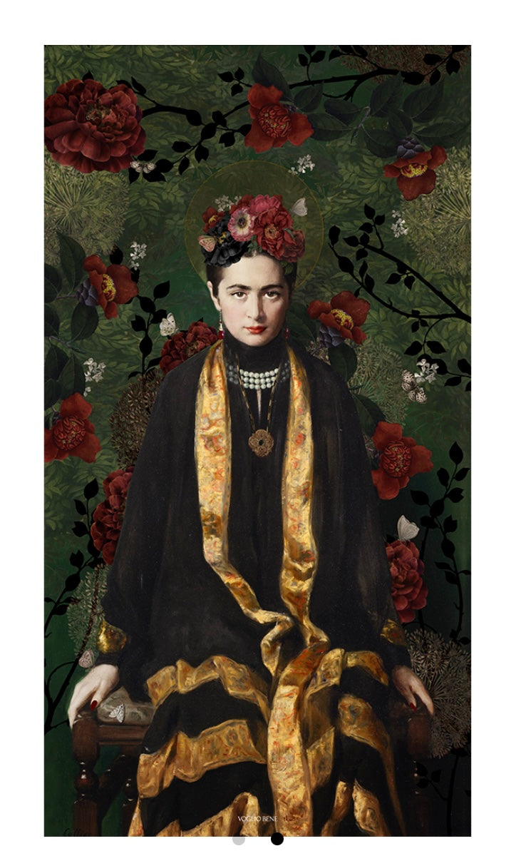 CarmenVobene velvet wall panel