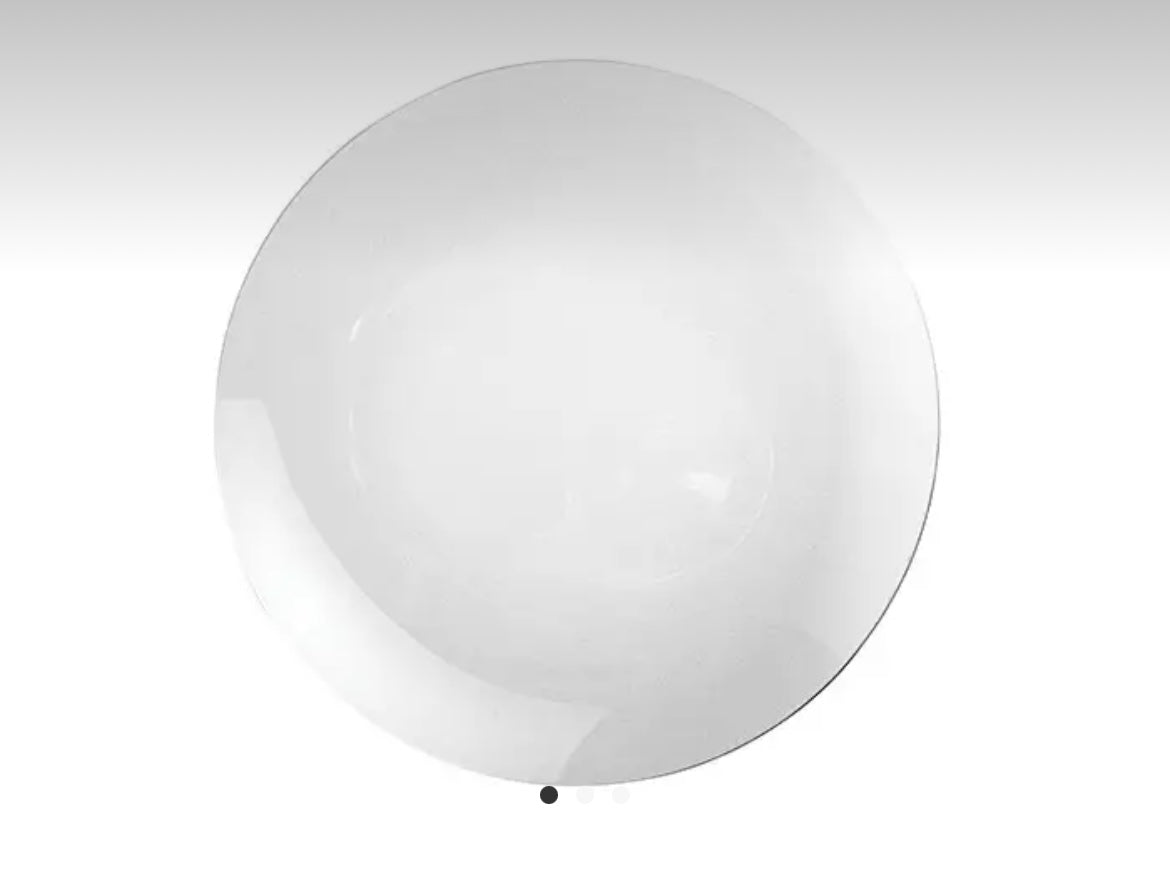 Piatto in Vetro borisilicato temperato diam 25 cm
