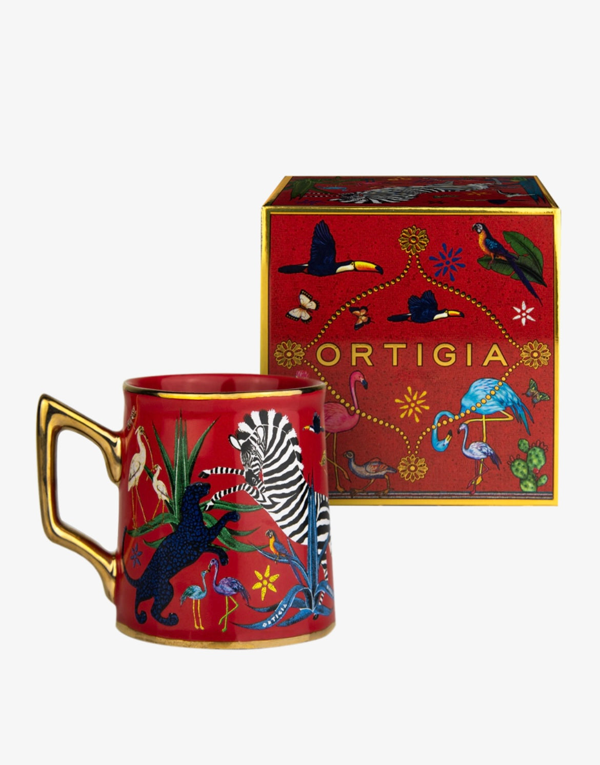 Tazzina in ceramica Corallo Piccola Ortigia