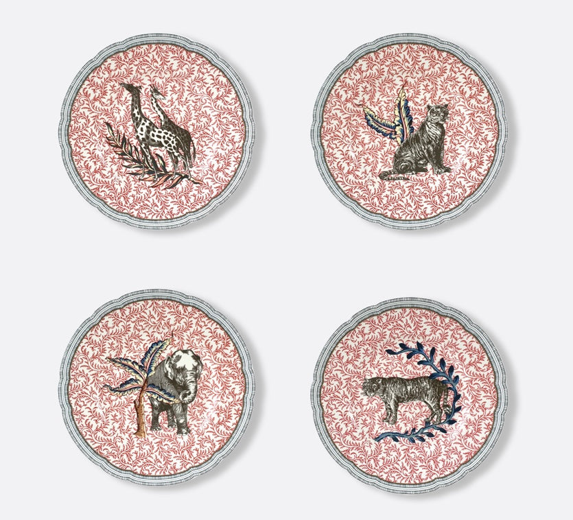 Piatti frutta Braquenie Bernardaud . set di 4
