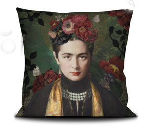 Coussin carré Carmen en velours Vobene