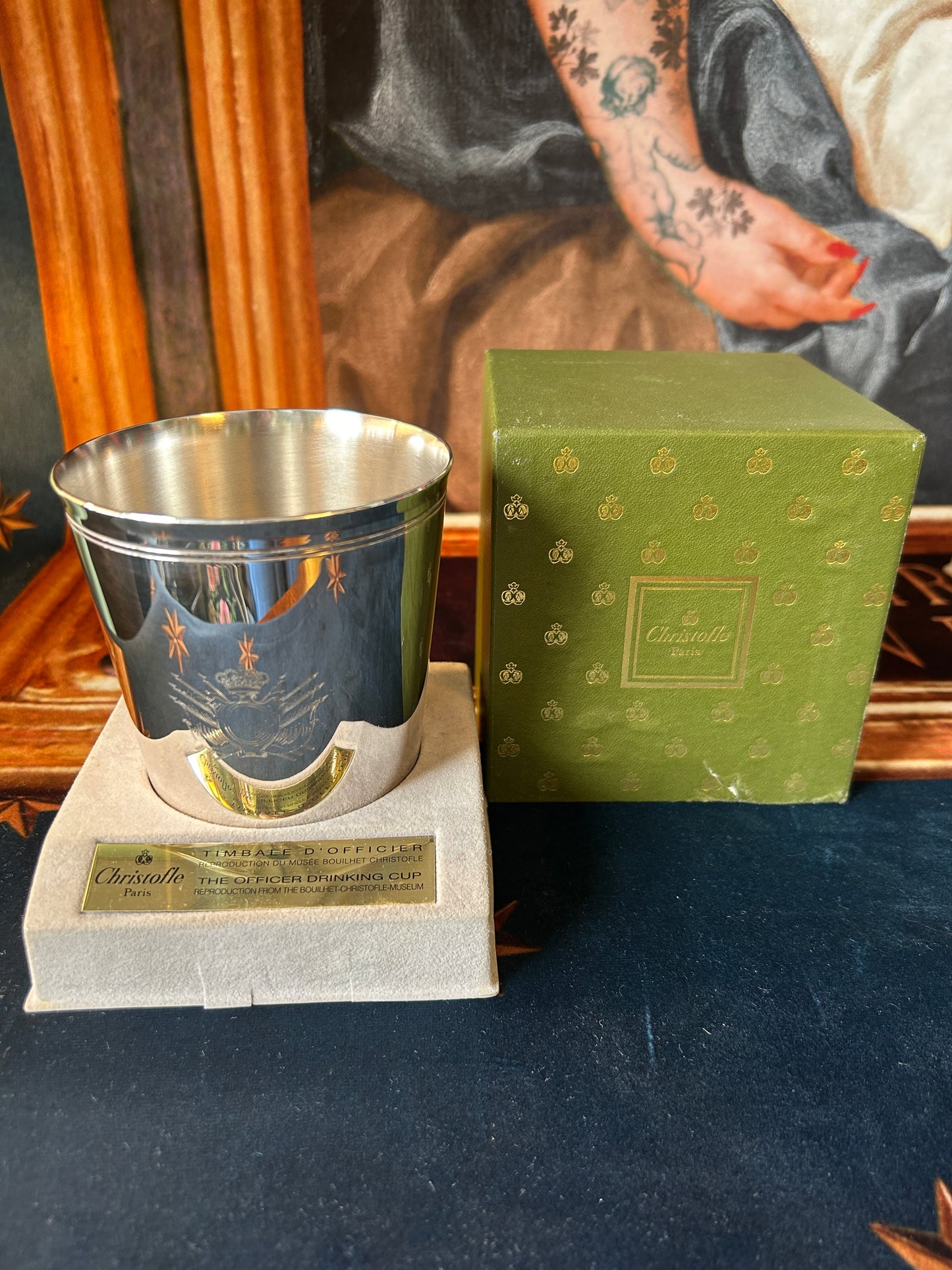 Timbale d’ Officer , riproduzione del Museo Bouilhet Christofle
Riserva