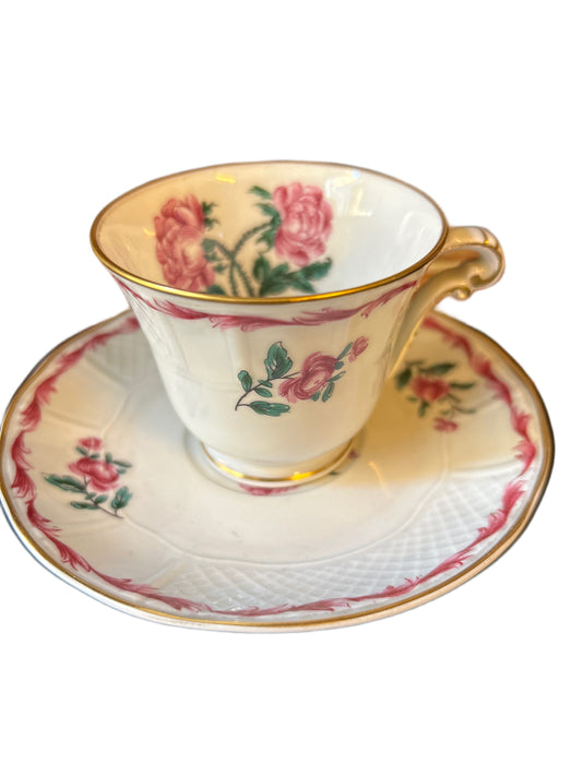 Set 6 tazze caffè Bernardaud “Les deux roses”