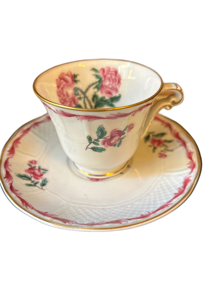 Set 6 tazze caffè Bernardaud “Les deux roses”
