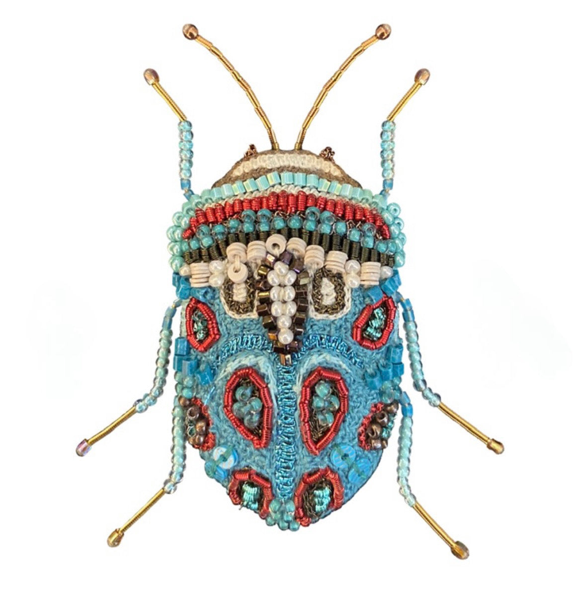 Spilla fatta a mano Picasso Bug Trovelore