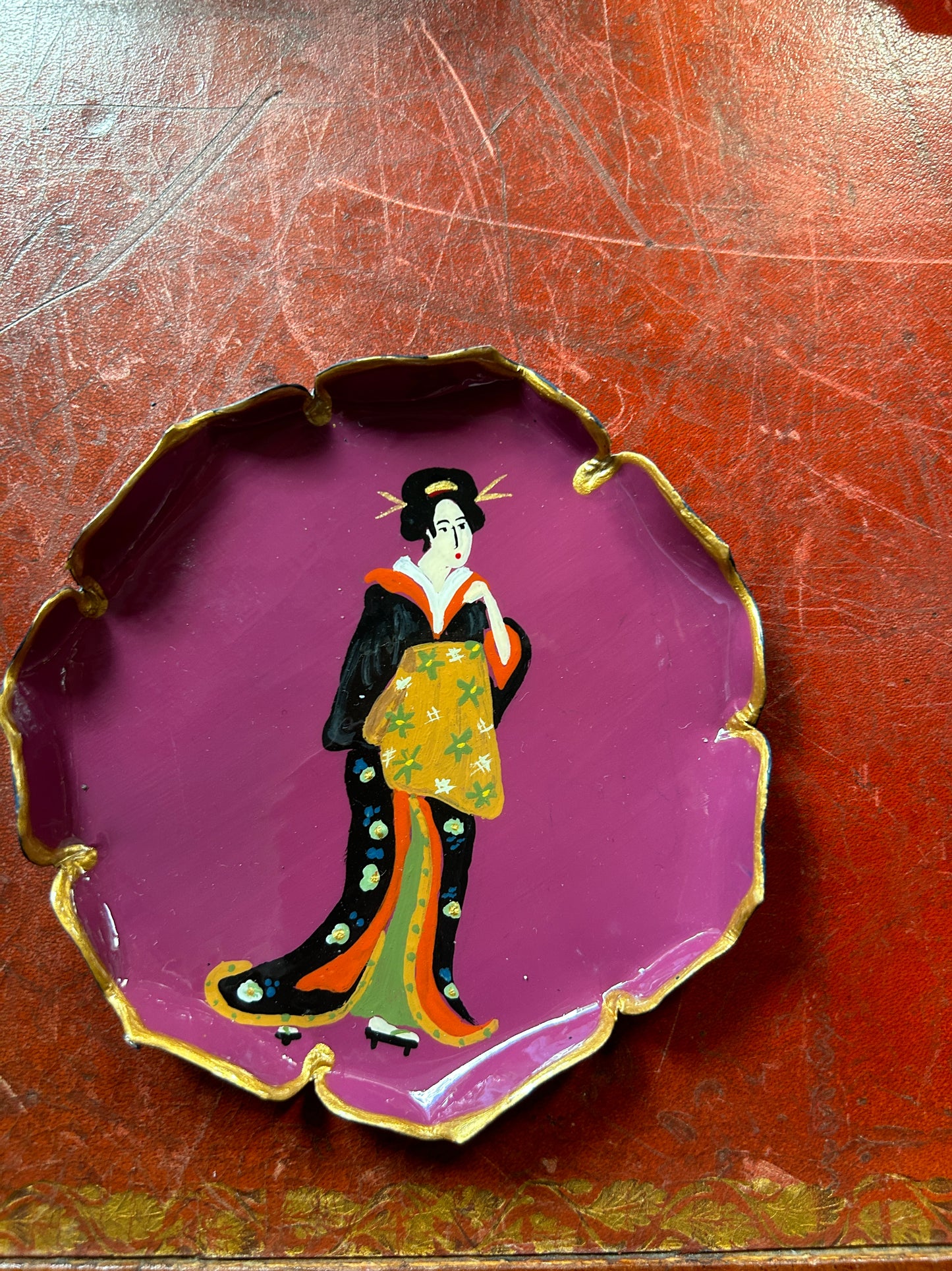 Piattino pane o portagioie geisha