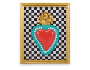 Cuore ex voto quadretti cuore rosso