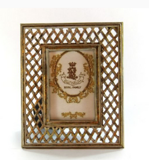 Cornice rettangolare oro anticato interno cm9 X 14