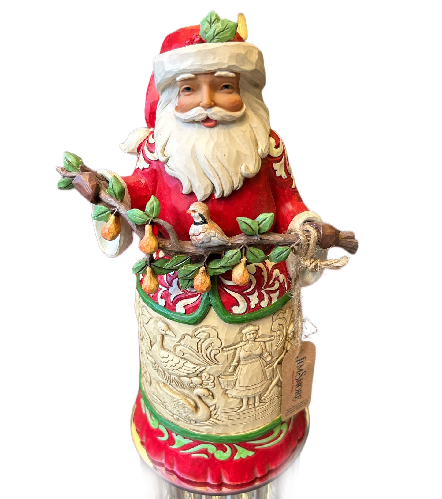 Babbo Natale con ramo Jim Shore