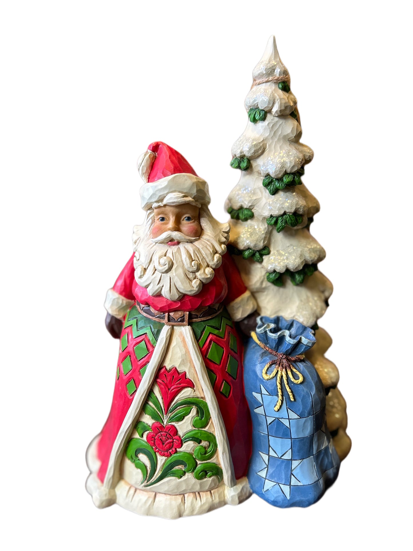 Babbo Natale con albero Jim Shore