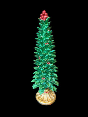 Albero di Natale agrifoglio medio verde cm39,5