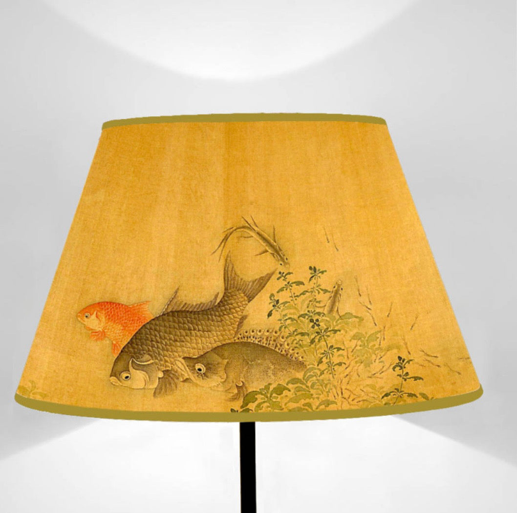 Paralume conico laghetto cm 35 bordo sabbia