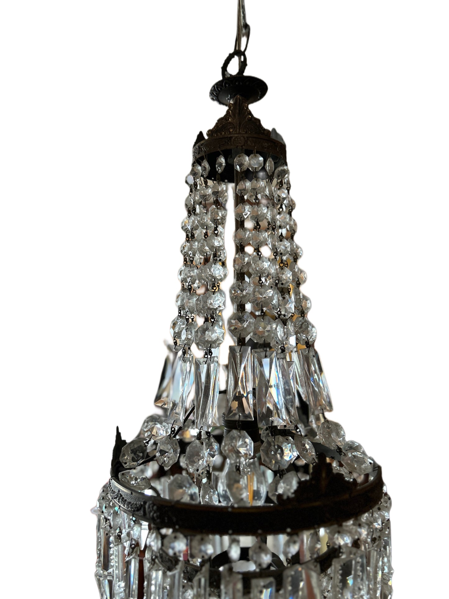 Lampadario Gocce epoca fine 800