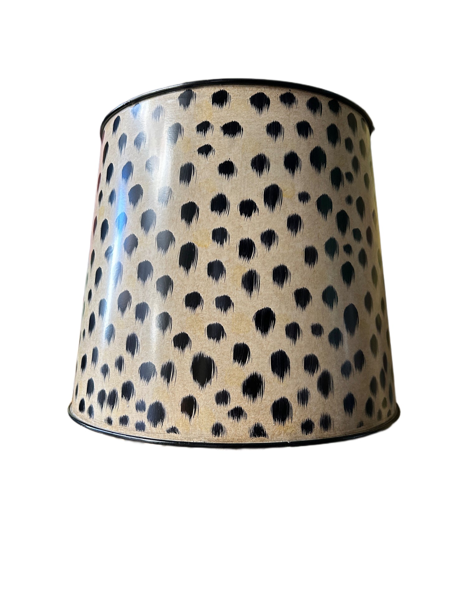 Paralume in metallo animalier leopardato