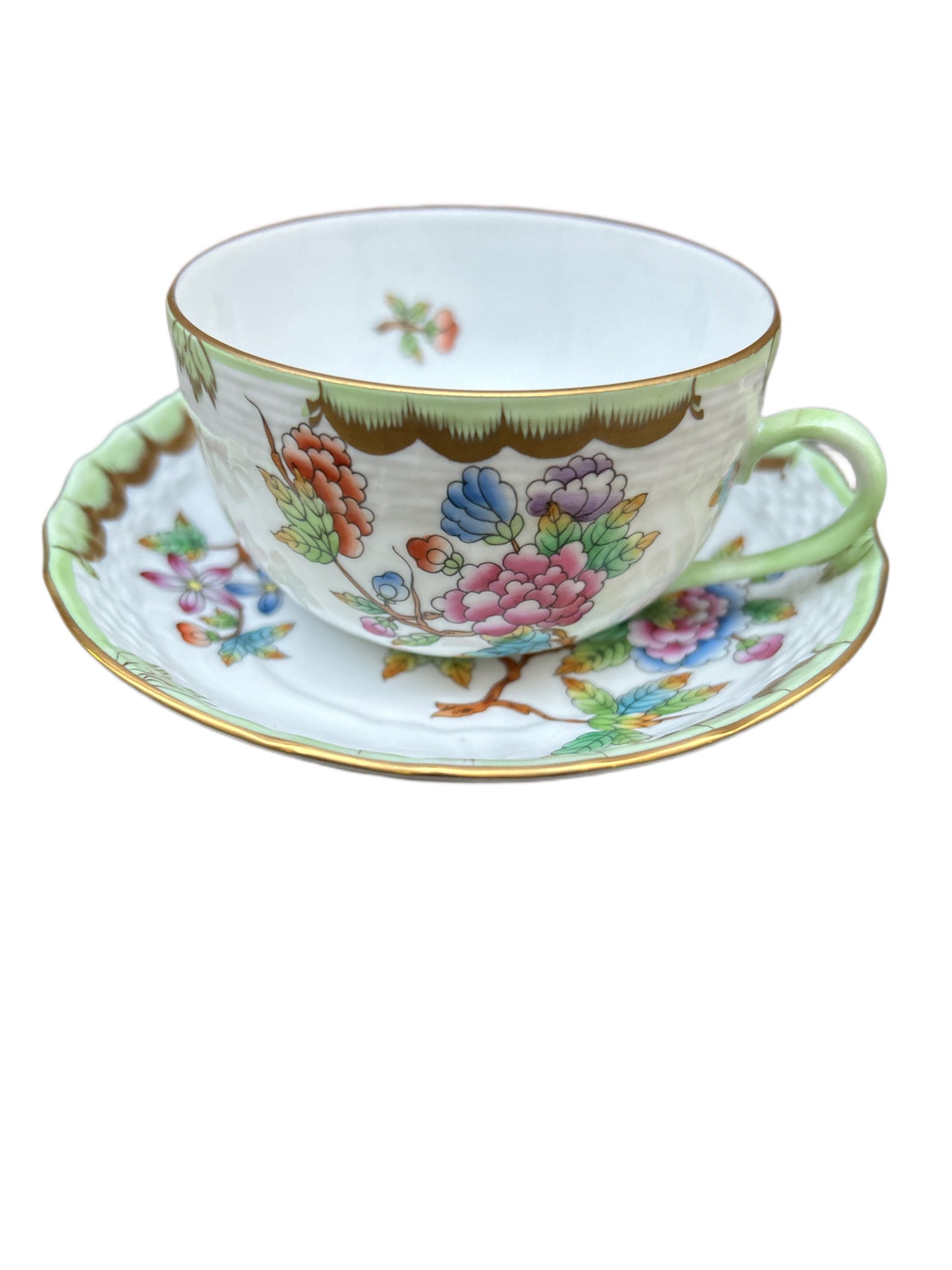 Tazza te’ Herend decoro VBO forma rocaille